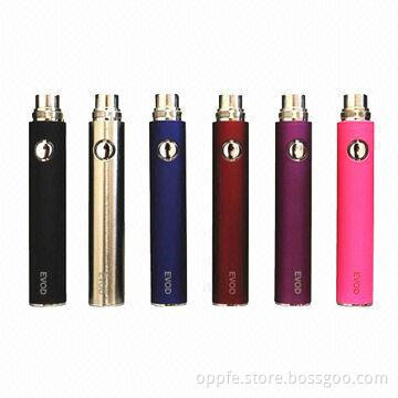 2013 Newest Electronic Cigarette eGo Batteries with 650/900/1,100mAh Evod Battery Capacity